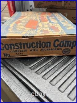 Marx 1960s Construction Camp set partial very Clean NO Bldg 10 vehicles & people Marx 1960s Construction Camp set partial very Clean NO Bldg 10 vehicles & people