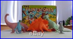 Marx 1961 Flintstones Hunting Party Playset Rare Complete With Box (great Shape)