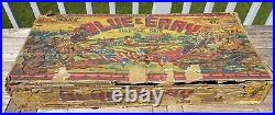 Marx 1961 Giant Battle of the Blue and Gray civil war playset box