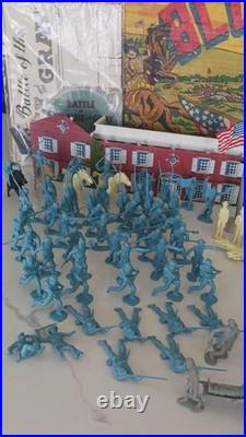 Marx 1961 Giant Blue And Gray Near Complete