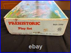 Marx 1971 Prehistoric Play Set 3398 Nearly Complete with Booklet