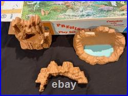 Marx 1971 Prehistoric Play Set 3398 Nearly Complete with Booklet