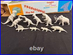 Marx 1971 Prehistoric Play Set 3398 Nearly Complete with Booklet