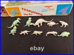 Marx 1971 Prehistoric Play Set 3398 Nearly Complete with Booklet