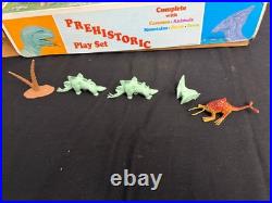 Marx 1971 Prehistoric Play Set 3398 Nearly Complete with Booklet