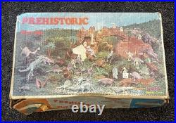 Marx 1971 Prehistoric Play Set 3398 With Booklet Instructions Box