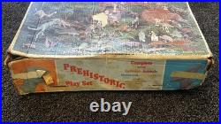 Marx 1971 Prehistoric Play Set 3398 With Booklet Instructions Box