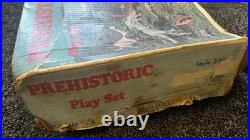 Marx 1971 Prehistoric Play Set 3398 With Booklet Instructions Box