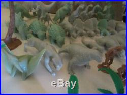 Marx 1971 Prehistoric Playset #3398 Dinosaurs Cavemen Land Trees