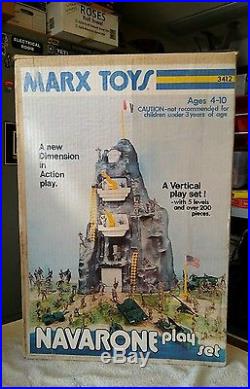 Marx 1974 Navarone Play Set complete in box