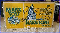 Marx 1974 Navarone Play Set complete in box