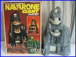 Marx, 1977, Famous WWII Battle of NAVARONE GIANT Play Set #4302 (Lot B) with Box