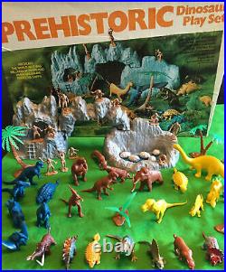 Marx 1978 #4208 Prehistoric Dinosaur Play Set Vintage 1970s Original -Incomplete