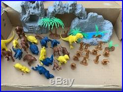 Marx 1978 Prehistoric Dinosaur Playset With Box # 4208