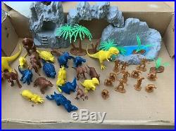 Marx 1978 Prehistoric Dinosaur Playset With Box # 4208