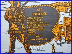 Marx 1990s Davy Crockett & the Alamo Playset #3534R 54MM