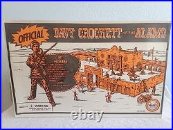 Marx 1995 Official Davy Crockett At The Alamo Play Set Original Box