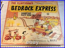 Marx 2028 The Flintstones Bedrock Express in Crisp OB Works, SWEET! (C)