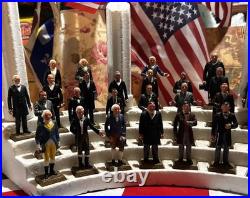 Marx 36 1960s Presidential Figures With Stage Including Names/years Of Presidency