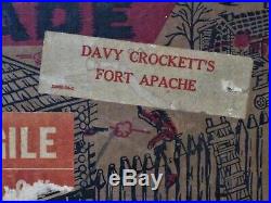 Marx #3616 Spiegel #35 5009 Davy Crockett's Fort Apache Playset from 1955