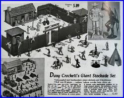Marx #3616 Spiegel #35 5009 Davy Crockett's Fort Apache Playset from 1955