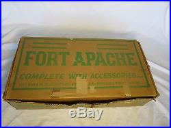 Marx #3632-C Canadian Fort Apache Stockade playset complete from 1957