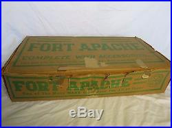 Marx #3632-C Canadian Fort Apache Stockade playset complete from 1957