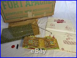 Marx #3632-C Canadian Fort Apache Stockade playset complete from 1957