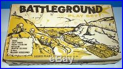Marx 3745 Korean War Battleground with Box Bags Original Vintage & Complete