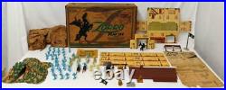 Marx 3753 Walt Disney ZORRO Playset Boxed Unfolded Building withcharacters & Cave