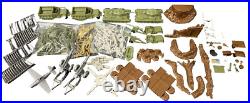 Marx 4147 Iwo Jima Playset Vintage Set 1960's Huge Lot 88 Soldiers, Tanks, MORE