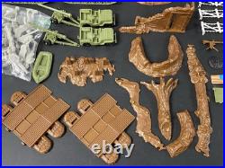 Marx 4147 Iwo Jima Playset Vintage Set 1960's Huge Lot 88 Soldiers, Tanks, MORE