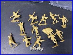 Marx 4147 Iwo Jima Playset Vintage Set 1960's Huge Lot 88 Soldiers, Tanks, MORE
