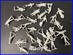 Marx 4147 Iwo Jima Playset Vintage Set 1960's Huge Lot 88 Soldiers, Tanks, MORE