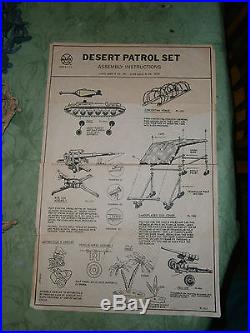 Marx 4174 DESERT PATROL playset Great shape