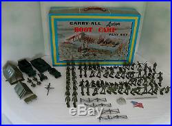 Marx #4645 Boot Camp Carry All Action Playset Excellent