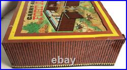 Marx #4685 Fort Apache Carry-All Action Playset with 55 Original Pieces 1960s Vtg Marx #4685 Fort Apache Carry-All Action Playset with 55 Original Pieces 1960s Vtg
