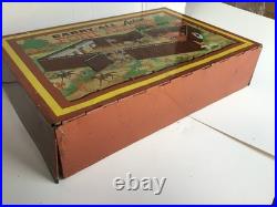 Marx #4685 Fort Apache Carry-All Action Playset with 55 Original Pieces 1960s Vtg