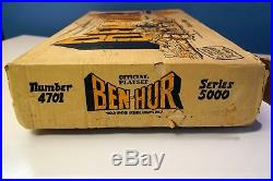 Marx 4701 Series 5000 Ben-hur Playset Complete Original Vintage