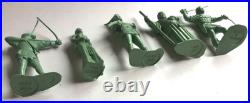 Marx #4719 Robin Hood Castle Play Set Tin Litho 1956 Vtg with Orig Box