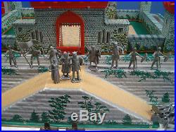 Marx 4735 Playset Knights & Vikings Rare Huge Original Box W Vacuum Base