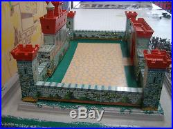 Marx 4735 Playset Knights & Vikings Rare Huge Original Box W Vacuum Base