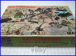 Marx 4756 Battleground Playset 1967 In Box Excellent