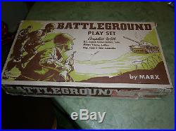 Marx 4757 BATTLEGROUND playset (green litho box)