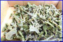 Marx 54mm Shiney Olive Army Figure Lot 90 Figures, 22 Different