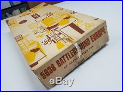 Marx 5938 European Battleground Playset Rare 1960's Items Look