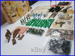 Marx 5938 European Battleground Playset Rare 1960's Items Look