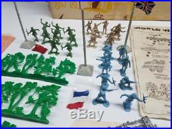 Marx 5938 European Battleground Playset Rare 1960's Items Look