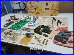 Marx 5938 European Battleground Playset Rare 1960's Items Look