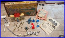 Marx #5963 Cape Canaveral Play Set Atomic Mercury 1960's WithOB incomplete
